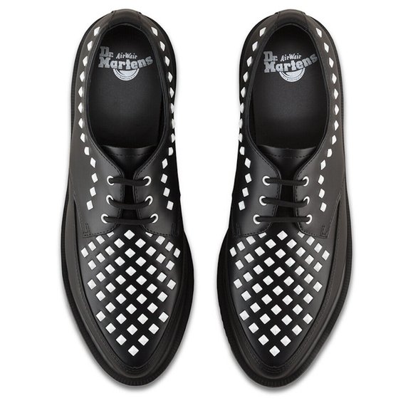 Dr Martens Women's Willis Black Stud Creepers - Picture 1 of 6